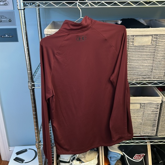 UNDER ARMOUR NAVY MEN DRI-FIT QUARTER ZIP - Picture 3 of 5